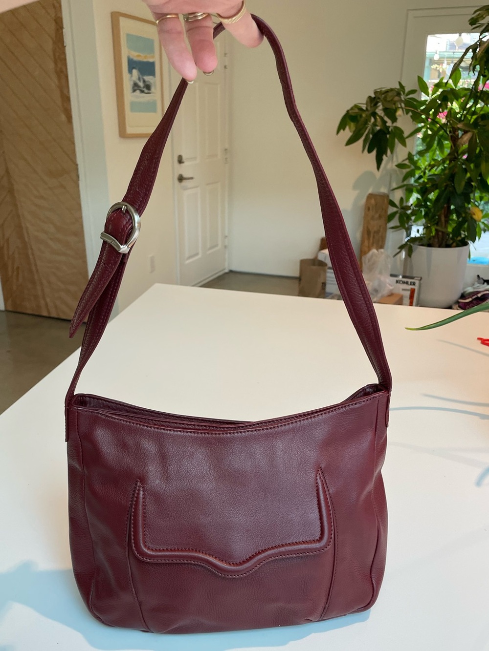 NWOT | Stone Mountain | Maroon Leather Handbag